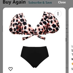 Two piece bathing suit